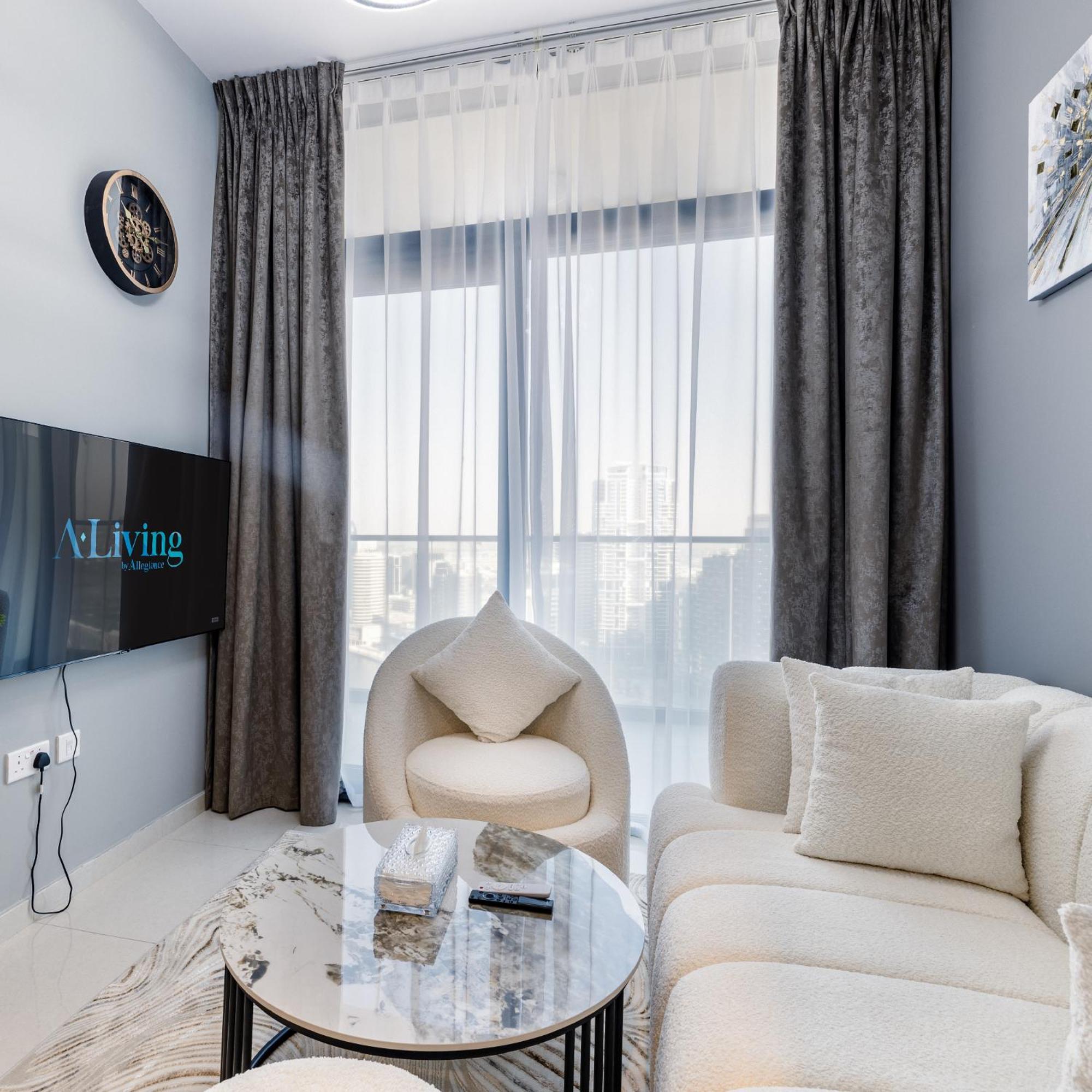 A Living-Lux 1Br Partial Burj Khalifa & Canal View -2609 Apartment Dubai Bagian luar foto